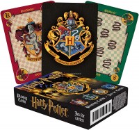 Storia e Magia - Harry Potter - Carte da Gioco Stemmi Casate Hogwarts - Ufficiale Warner Bros